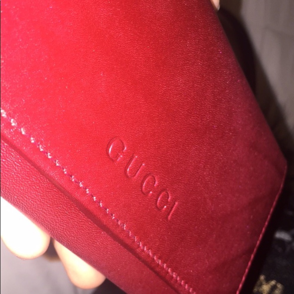 Red Gucci Wallet
